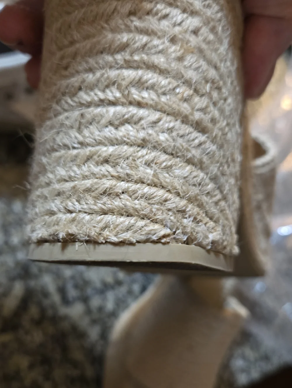 ZARA Women's Cream Espadrille Slide Sandals - Picture 3 of 3